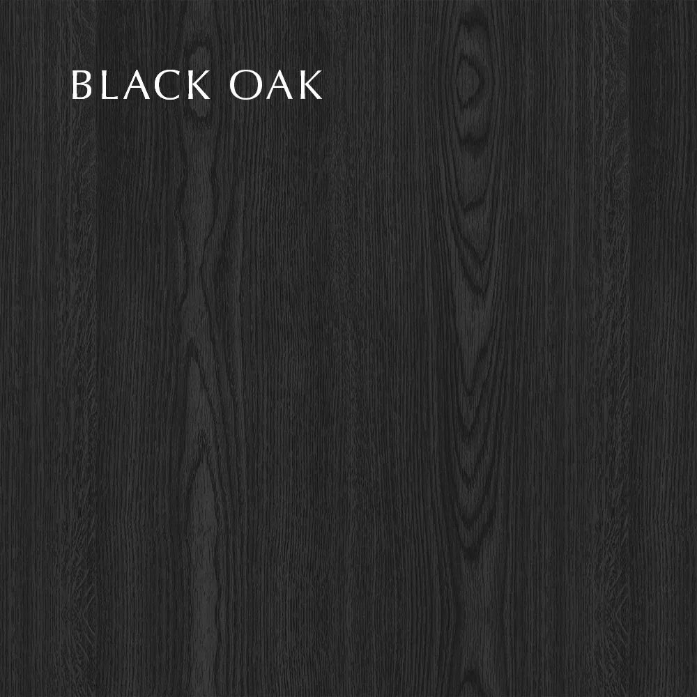 Clava Up wall lamp large, Black oak Umage