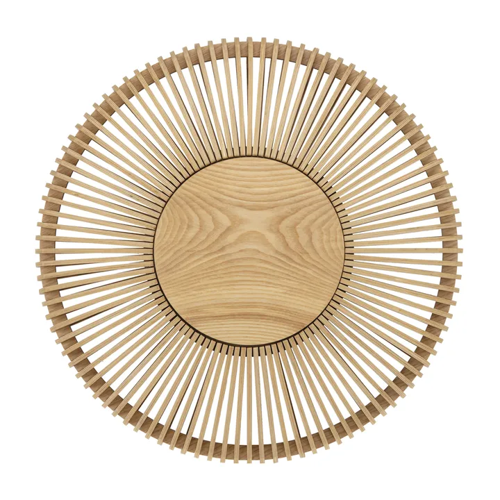 Clava Up wall lamp large - Oak - Umage