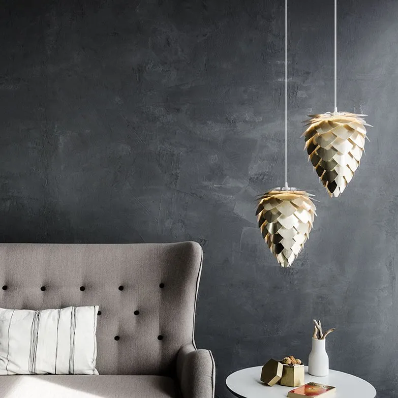 Conia lamp brushed brass, Ø 30 cm Umage