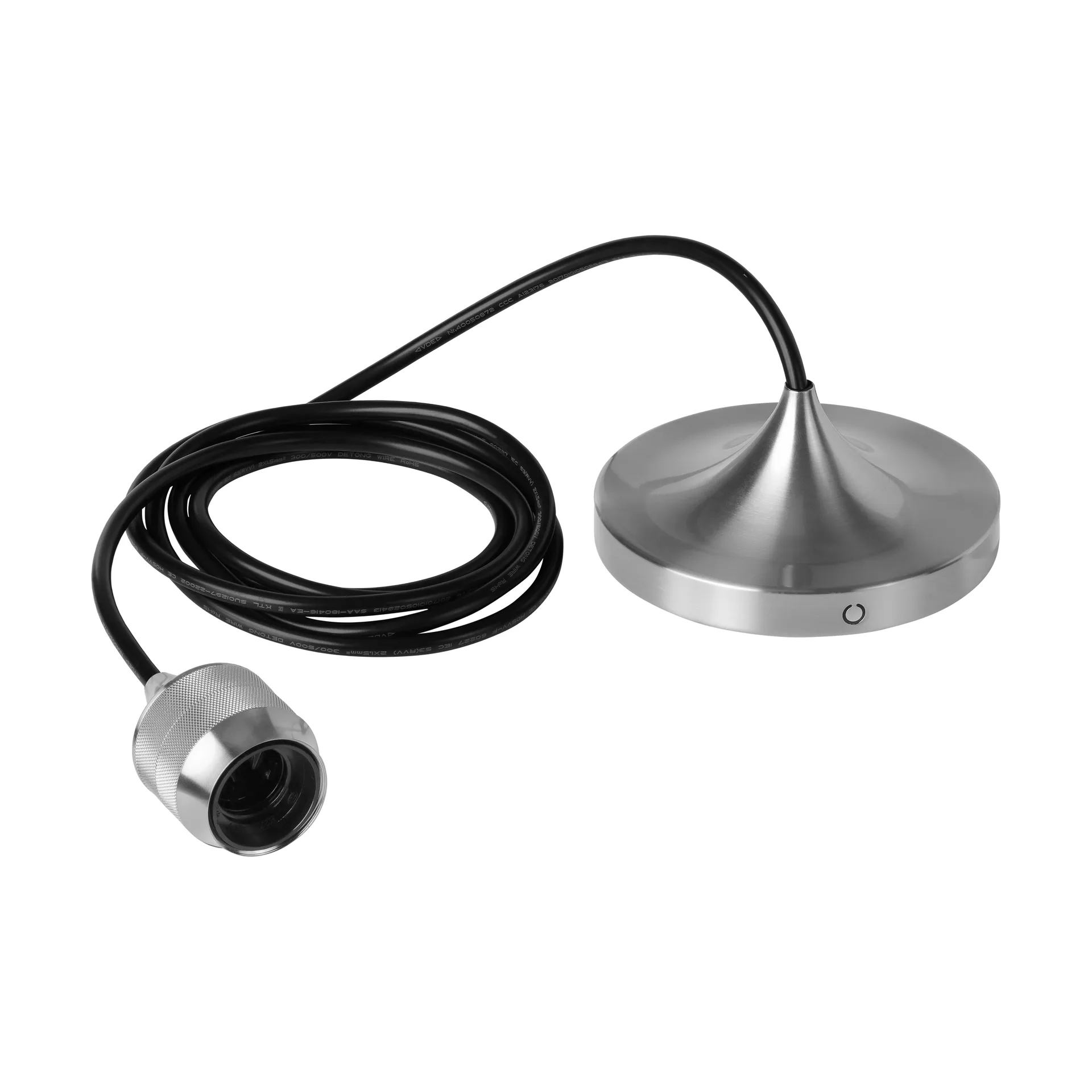 Cord Set Pro lamp suspension, Brushed steel Umage