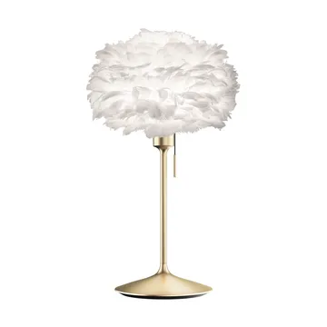Eos table lamp mini - White-Brushed brass - Umage
