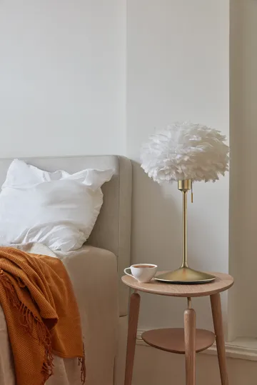 Eos table lamp mini - White-Brushed brass - Umage