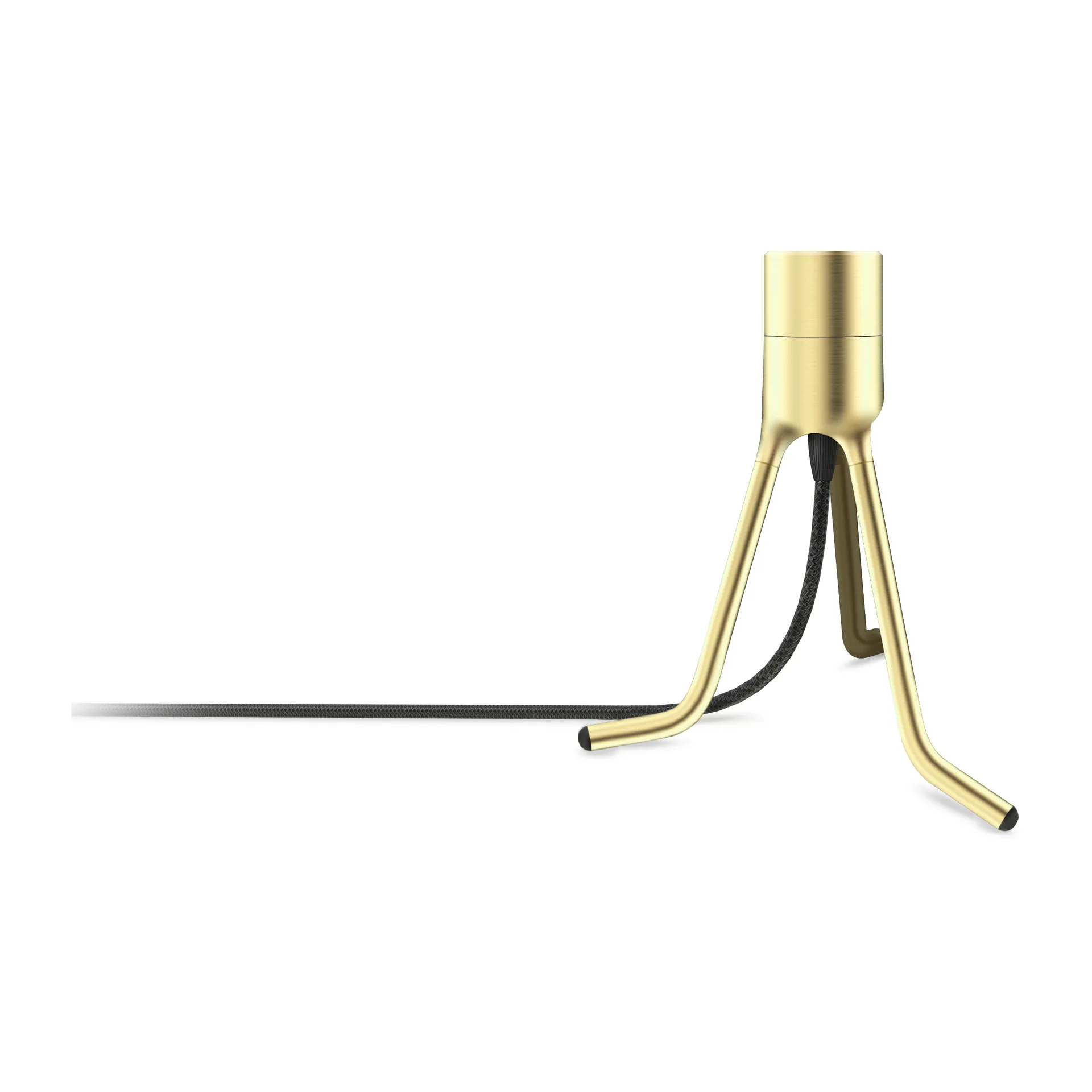Tripod base lamp stand, Brushed brass Umage