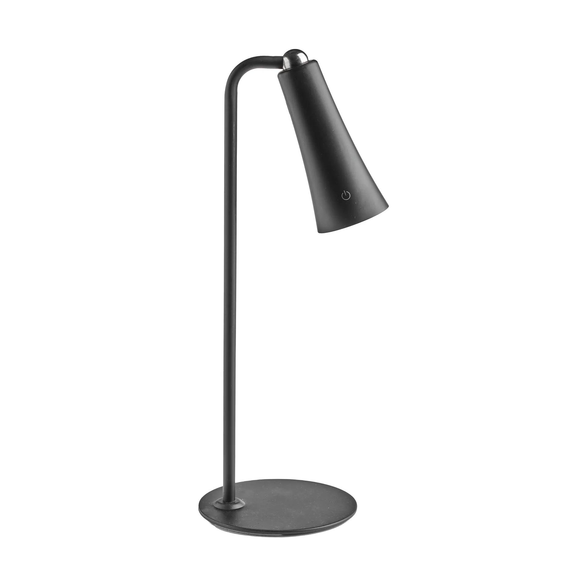 No Cable rechargeable desk lamp, Black, Ø11.7x34.8 cm Unison
