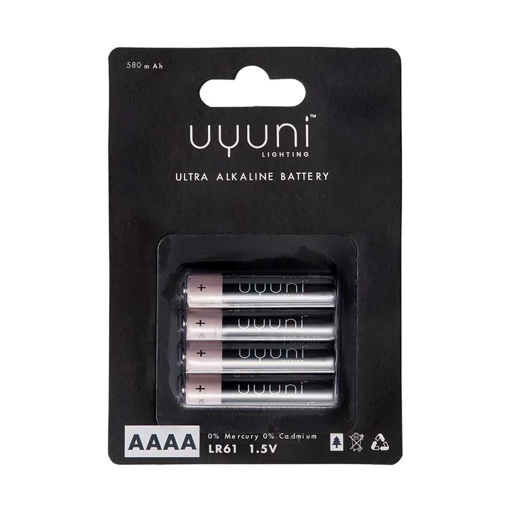Uyuni Battery 4-pack - AAAA - Uyuni Lighting