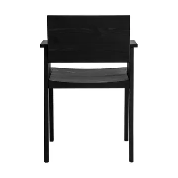 016 Maasto Dining Armchair armchair - Black-stained pine - Vaarnii