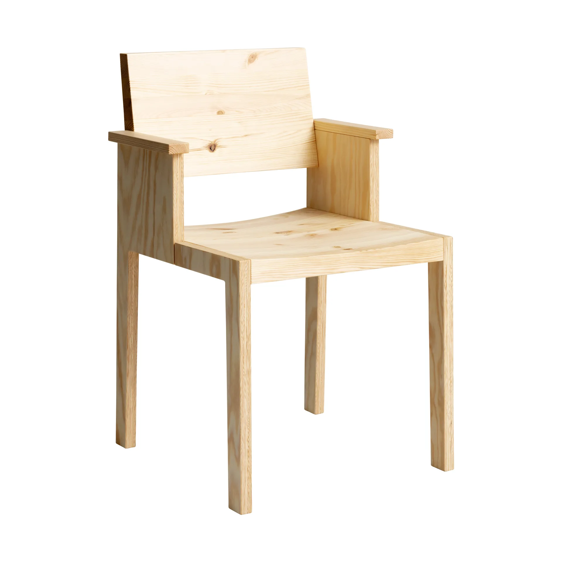 016 Maasto Dining Armchair armchair, Matte oil-waxed pine Vaarnii