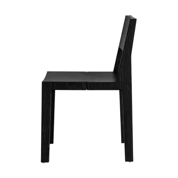 016 Maasto Dining Chair chair - Black-stained pine - Vaarnii