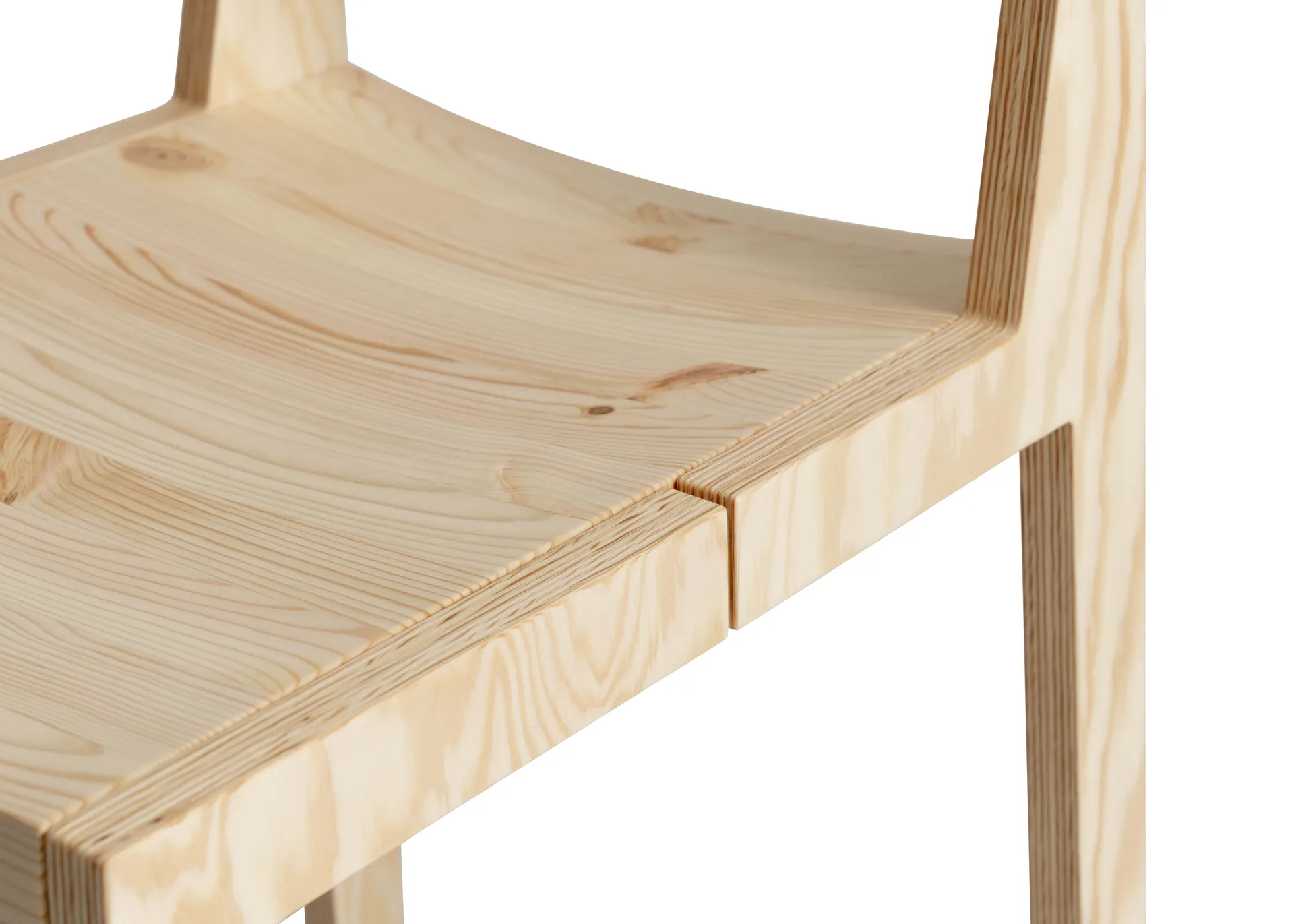 016 Maasto Dining Chair chair, Matte oil-waxed pine Vaarnii