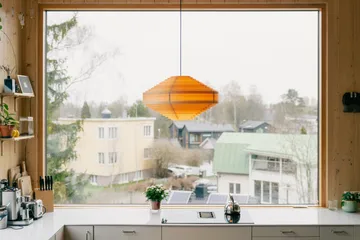 1003 Hans Pendant pendant - Matte oil-waxed pine, Ø60 cm - Vaarnii