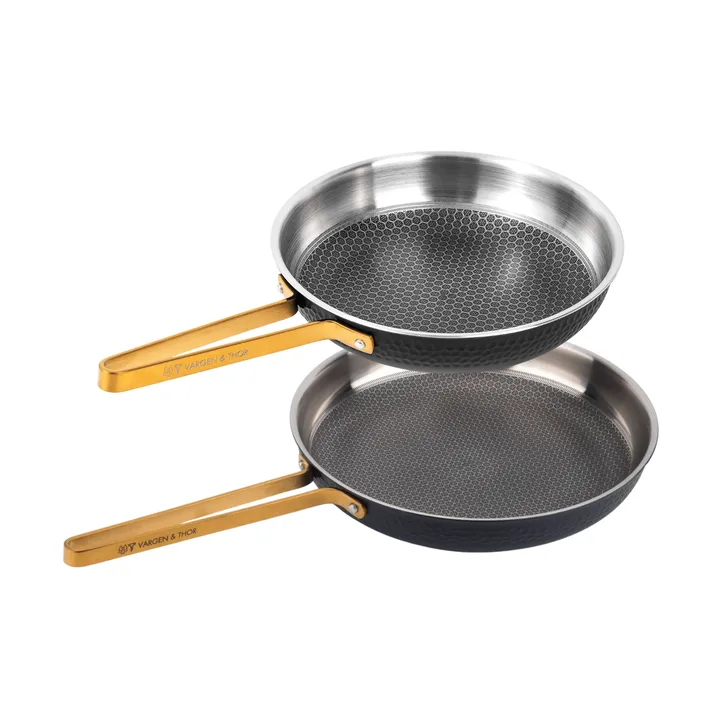 Arvet duo frying pan - Stainless steel, 2 pieces - Vargen & Thor