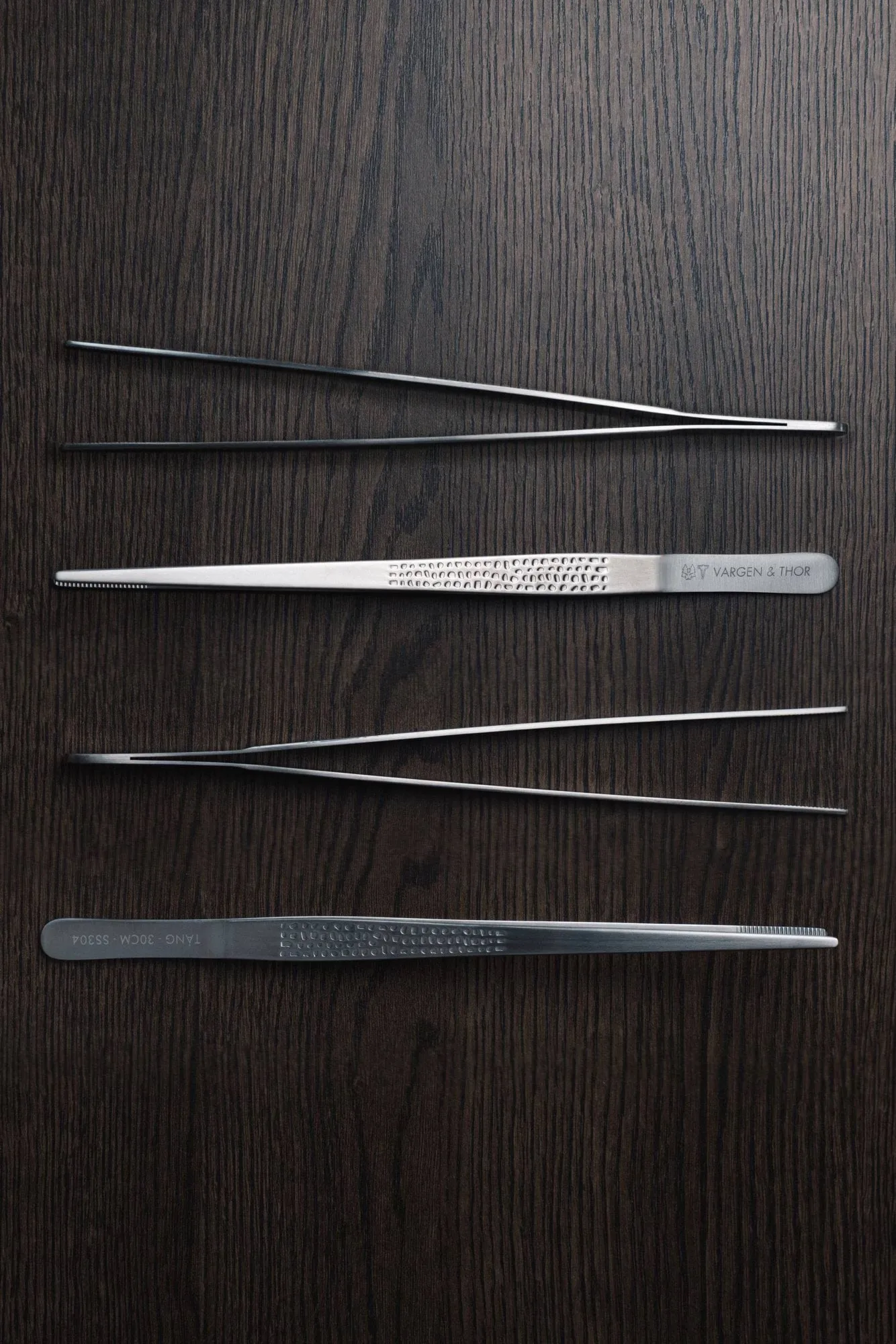 Base tongs, Hammered steel, 30 cm Vargen & Thor