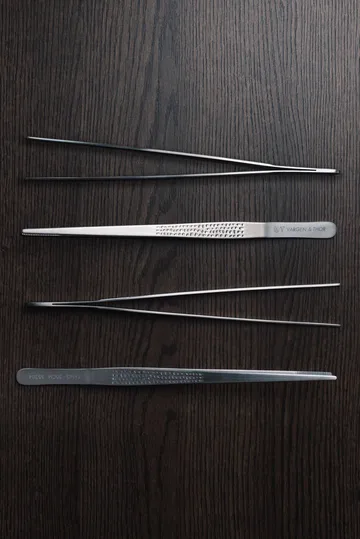 Base tongs - Hammered steel, 30 cm - Vargen & Thor