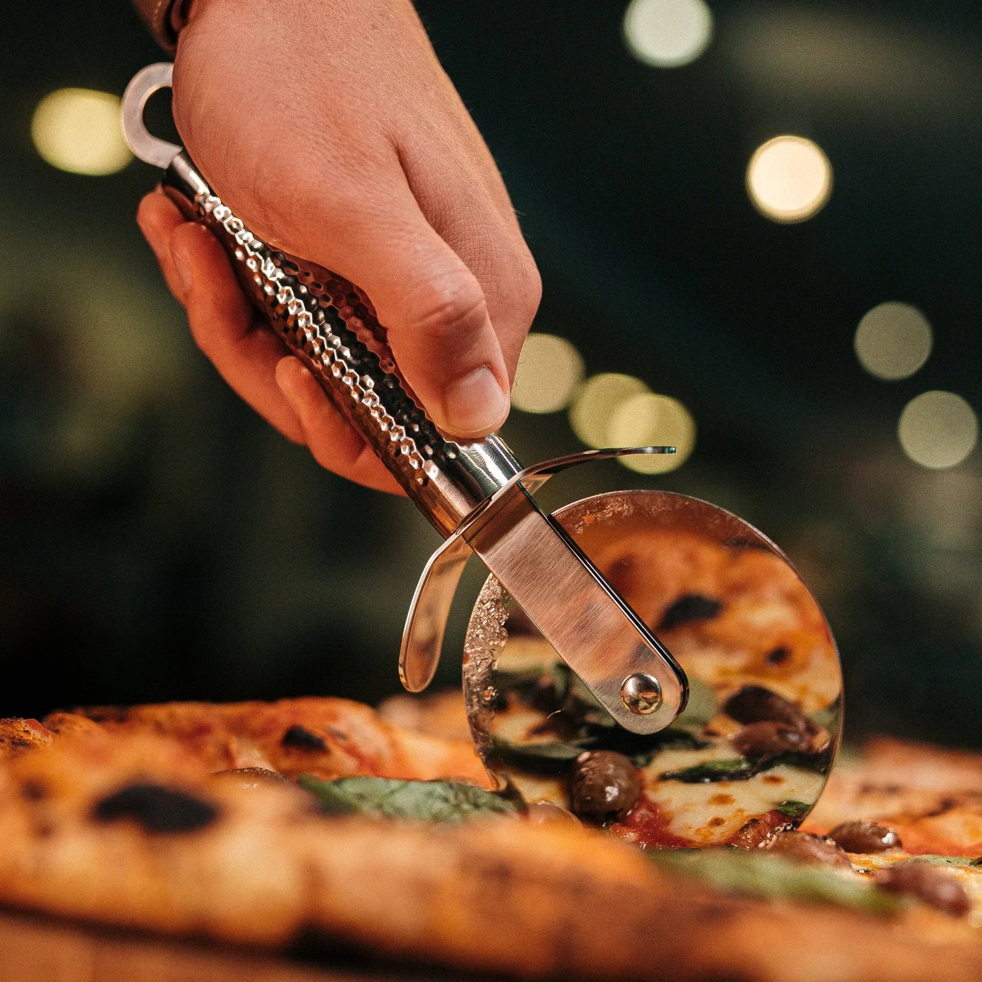 Frost pizza cutter, Stainless steel, 24 cm Vargen & Thor