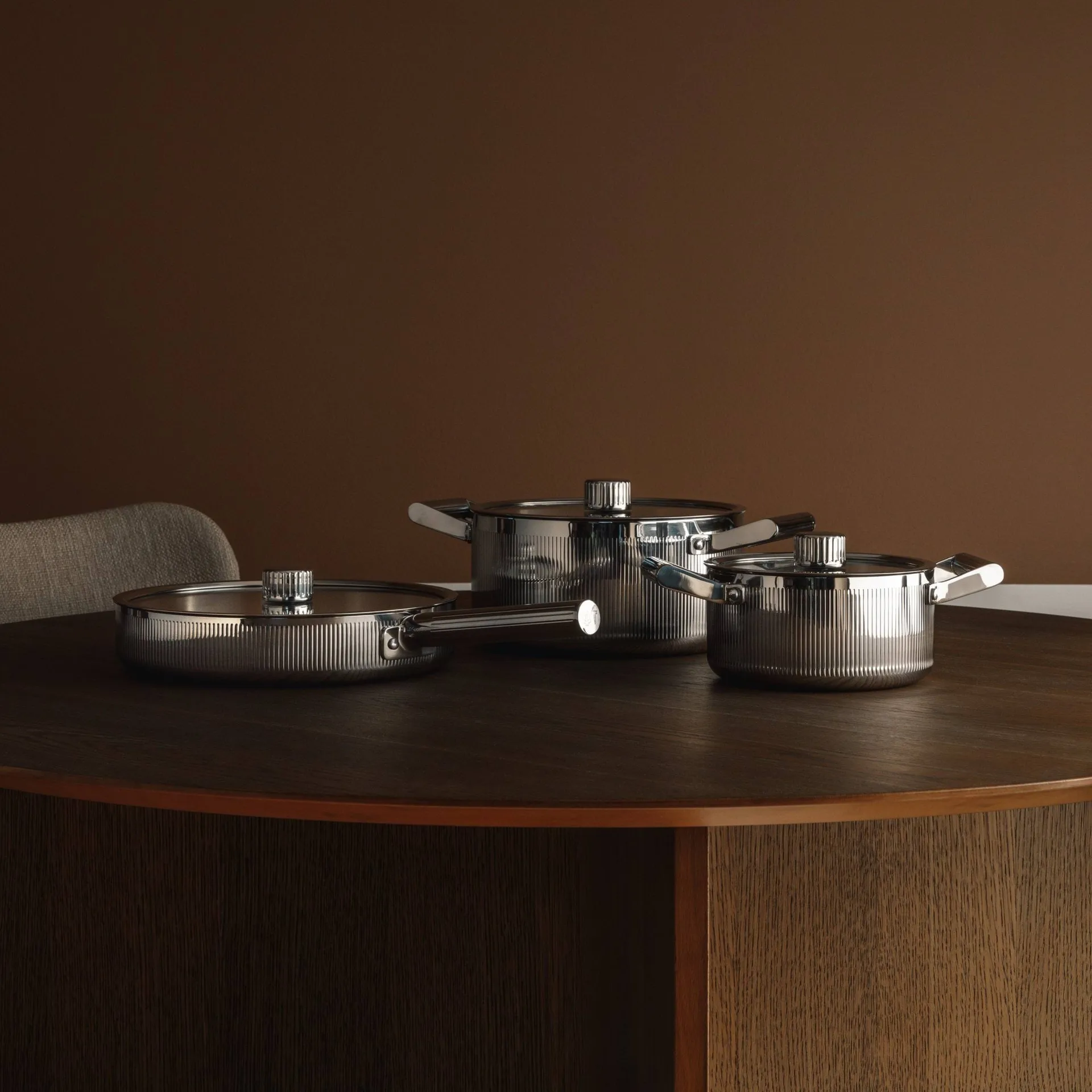 Glima Pro plus cookware set, Stainless steel, 6 pieces Vargen & Thor