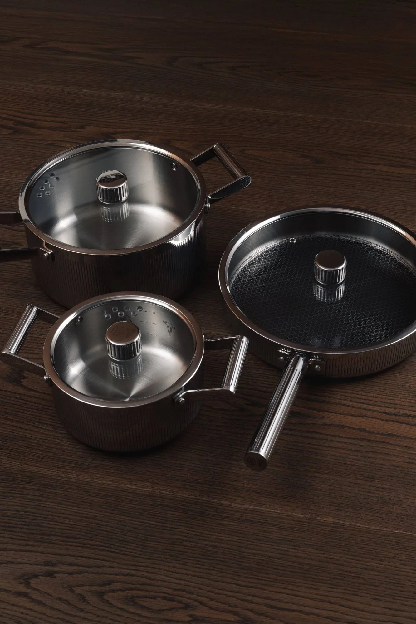 Glima Pro plus cookware set, Stainless steel, 6 pieces Vargen & Thor