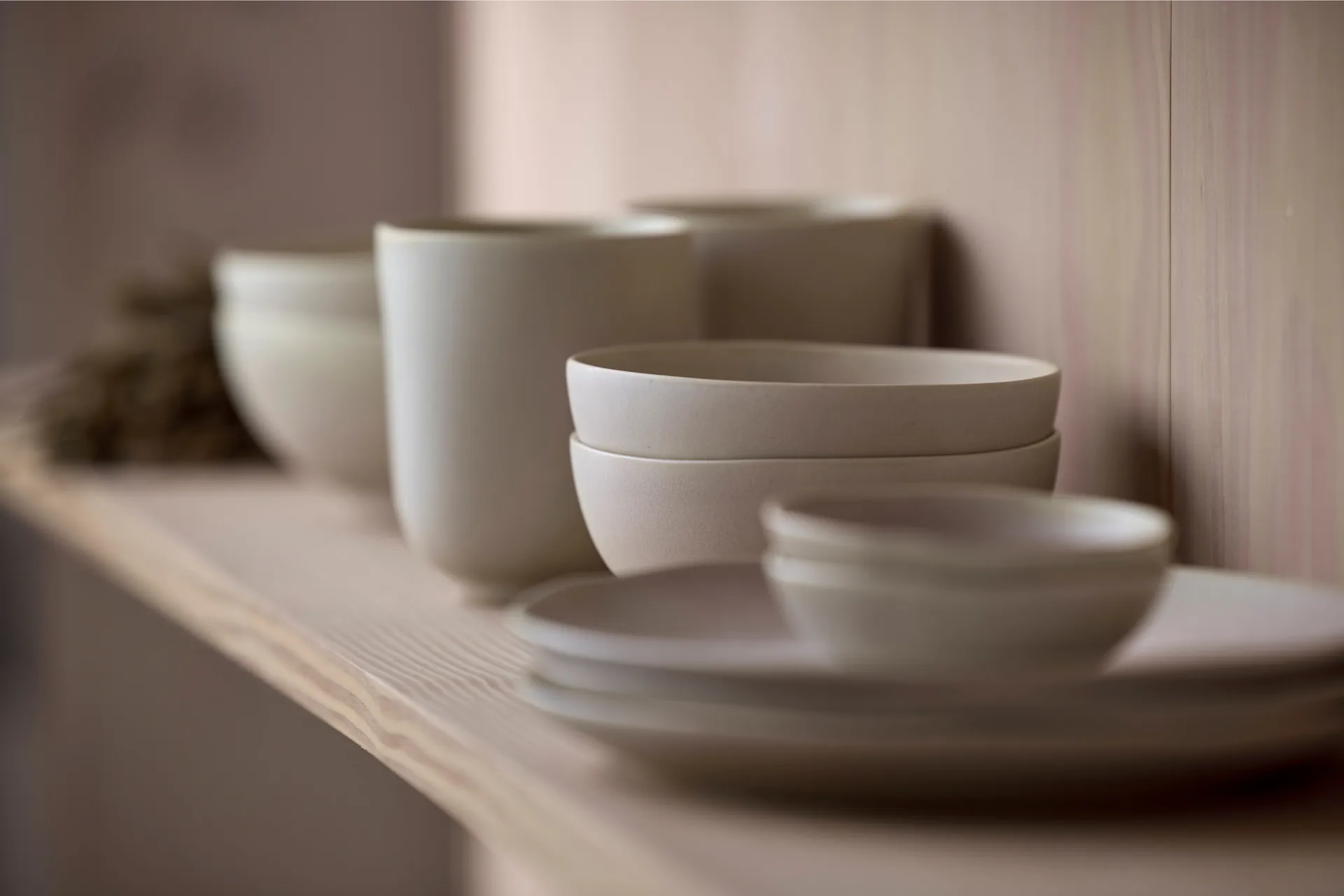 Shoku mug without handle 33 cl, Beige Villa Collection