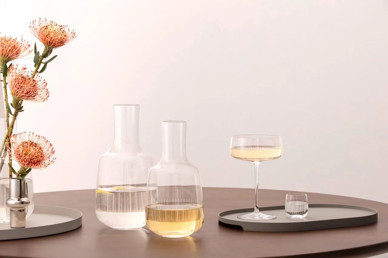 Afina champagne coupe glass, Transparent, 12 cl, 4-pack Villeroy & Boch