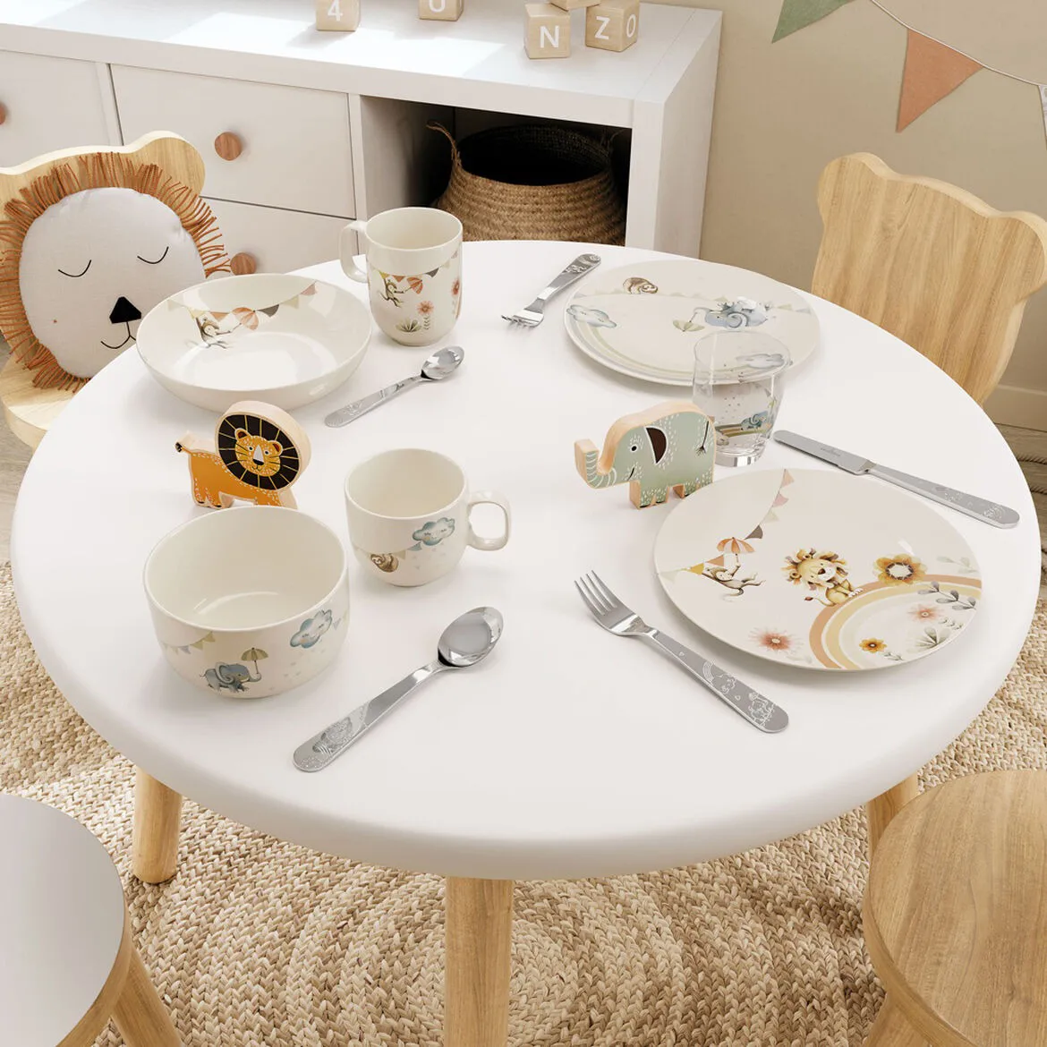 Walk like an Elephant children's plate Ø21.5 cm, Multi Villeroy & Boch