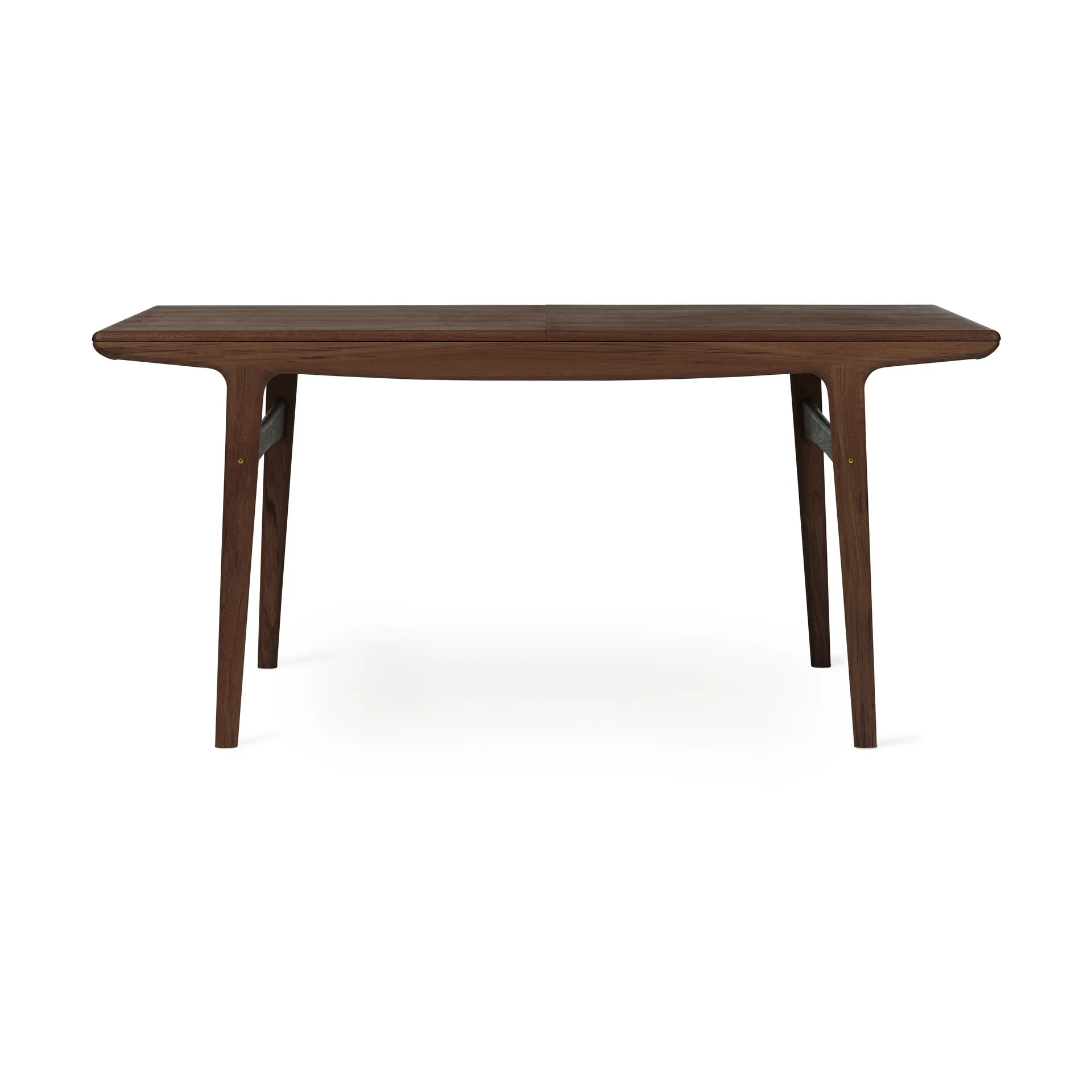 Evermore dining table incl. 2 extension leaves of 45 cm each, Oiled walnut, 160 cm Warm Nordic