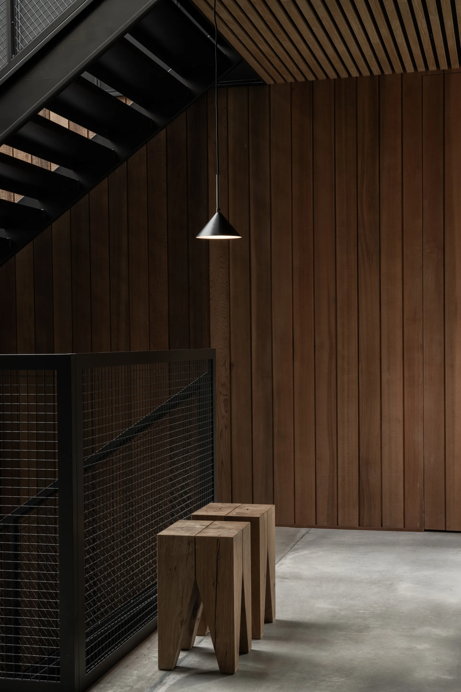 Kuro pendant lamp, Black, Ø17x9 cm Watt & Veke