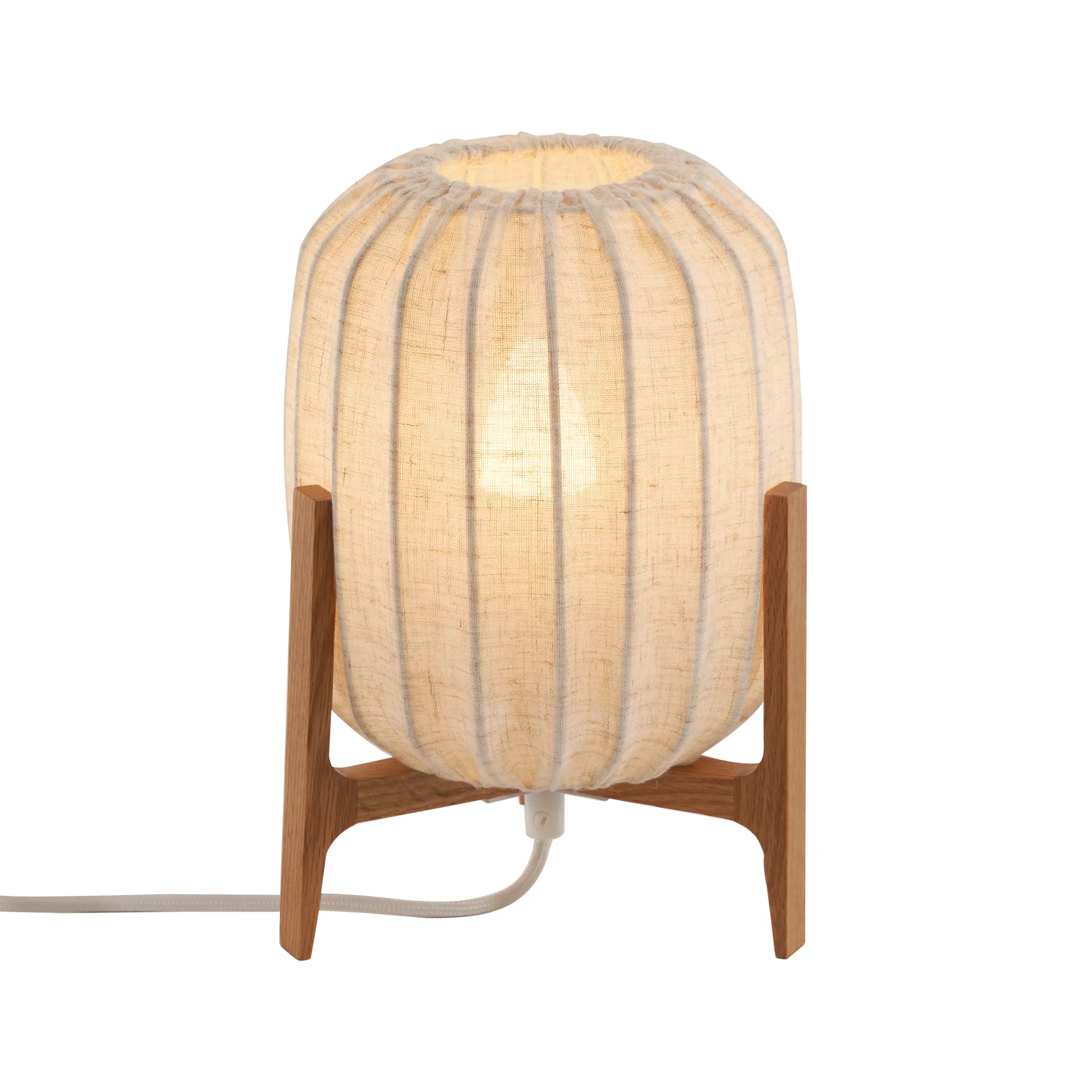 Prisma table lamp, Oak-Natural, Mini Ø16x24,3 cm Watt & Veke