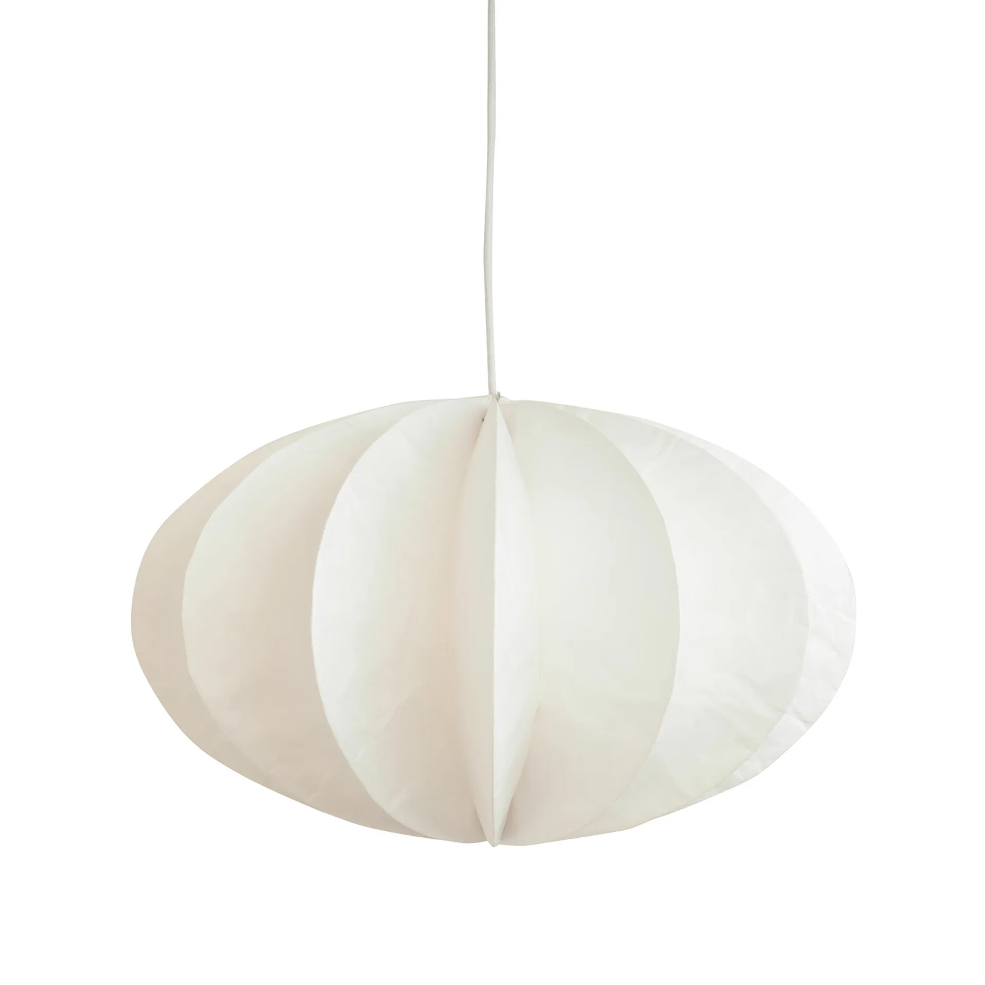 Pumpkin pendant light, White, Ø48x47 cm Watt & Veke