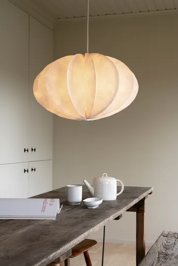 Pumpkin pendant light - White, Ø48x47 cm - Watt & Veke