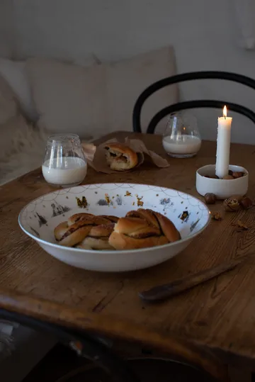 Christmas morning serving bowl low - Ø27 cm - Wik & Walsøe