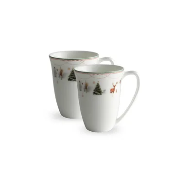 Julemorgen cup 30 cl 2-pack - white - Wik & Walsøe