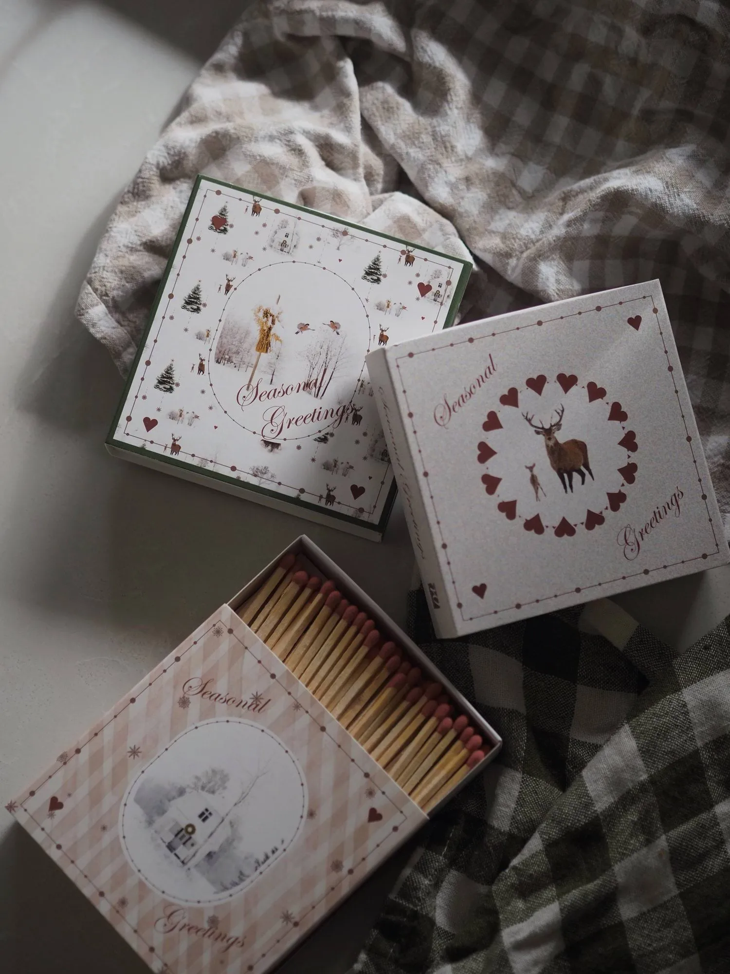 Julemorgen matches, Deer Wik & Walsøe