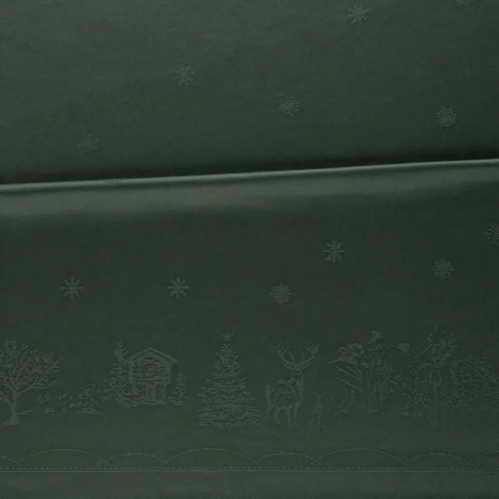 Julemorgen tablecloth - Green, 140x240 cm - Wik & Walsøe