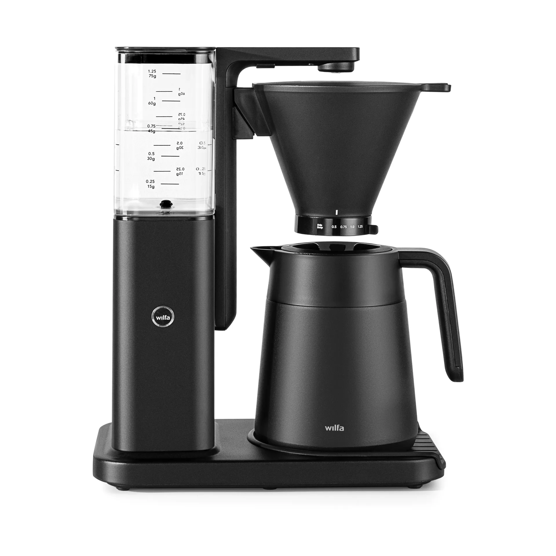 Wilfa CM10AB-T125 Zense Alux coffee maker, Black Wilfa