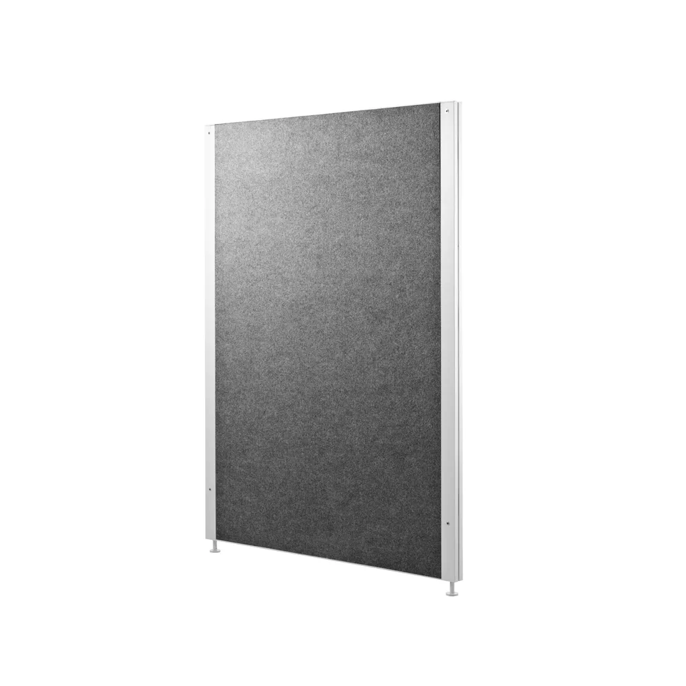 Works frame for standalone shelf 1-pack, White/grey, incl. felt wall Works