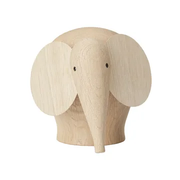 Nunu wooden elephant - medium - Woud
