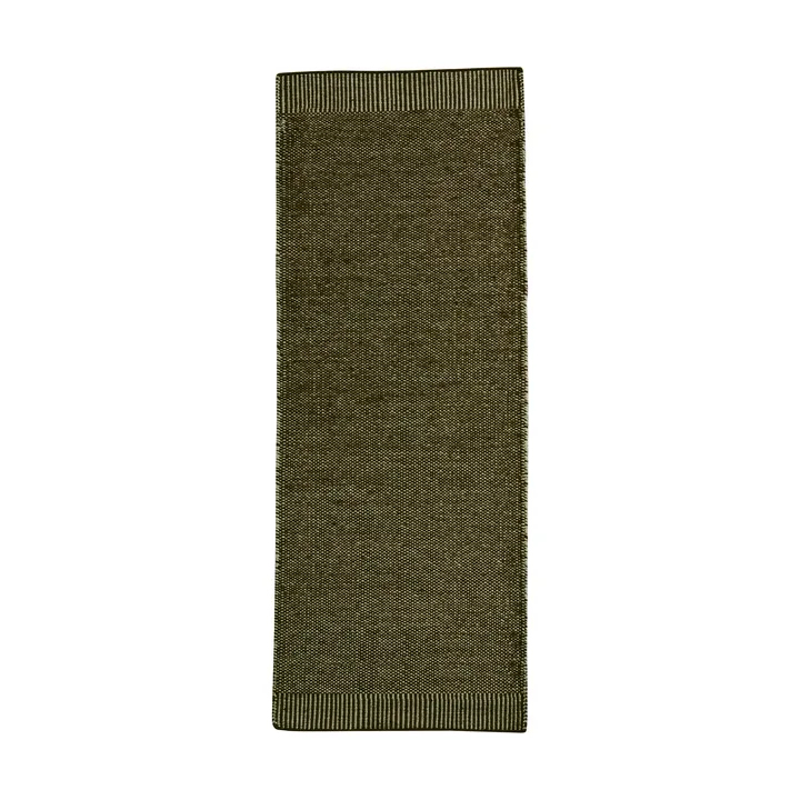Rombo rug moss green - 75x200 cm - Woud