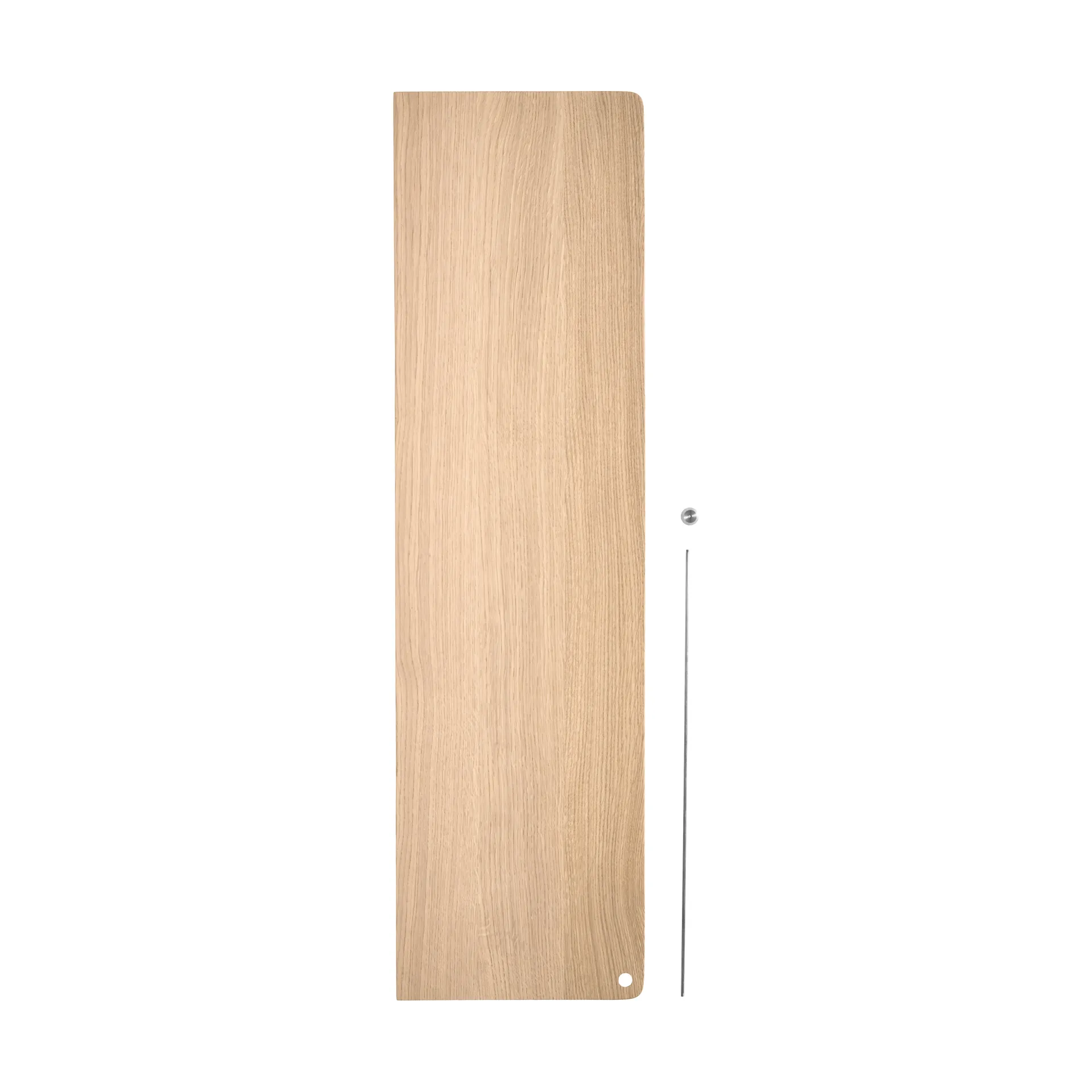 Stedge Add-on shelf, White-pigmented oak-brushed steel Woud