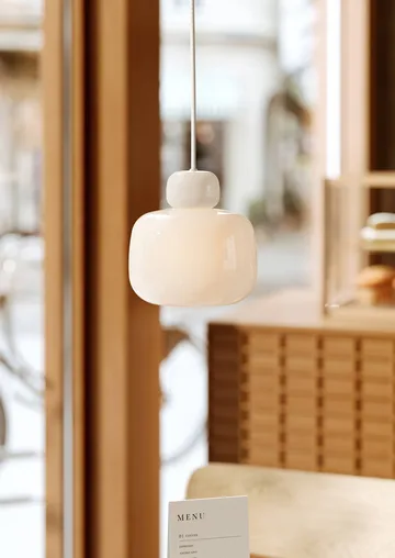 Stone ceiling lamp small - Small - Woud