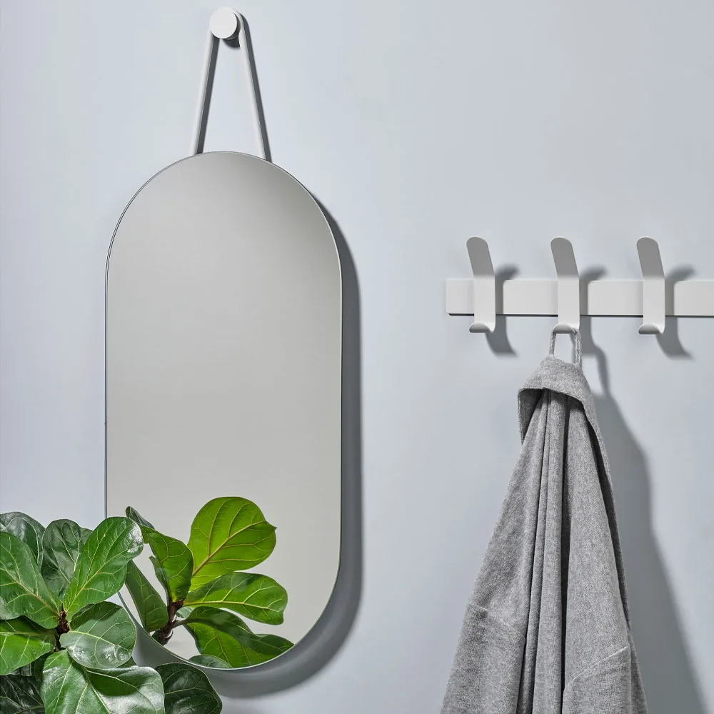 A-Wall Mirror, Black, large Zone Denmark
