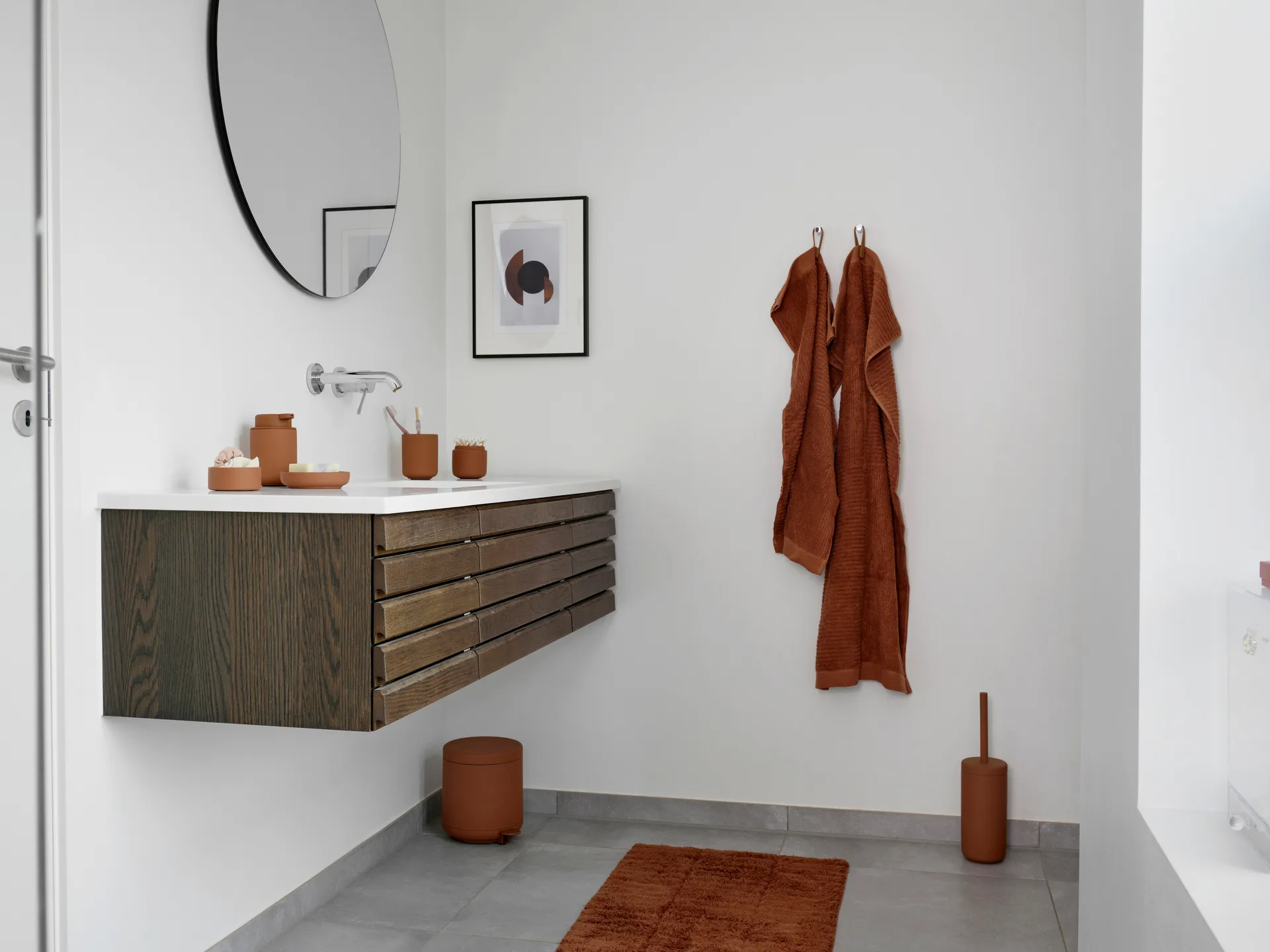 Classic bath towel 70x140 cm, Terracotta Zone Denmark