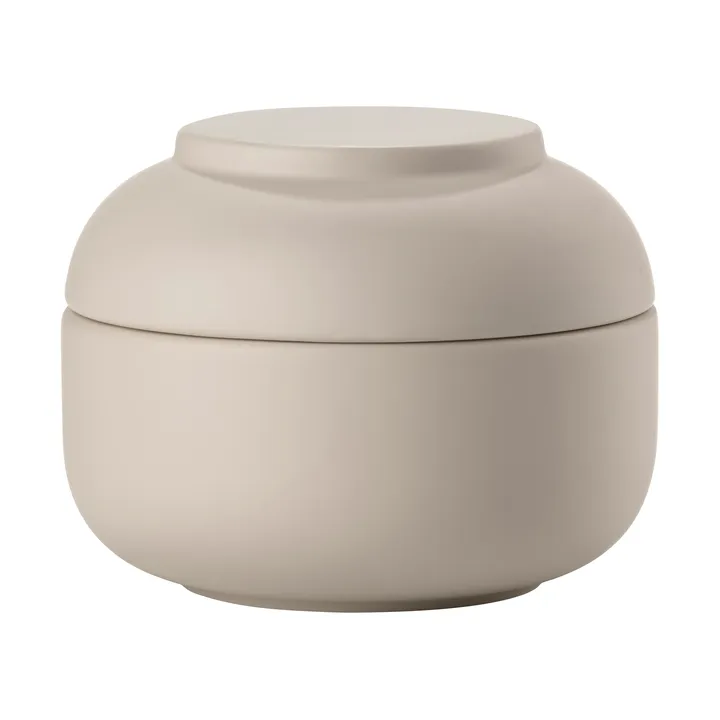 Sensu jar with lid Ø10.5x7.5 cm - Sand - Zone Denmark