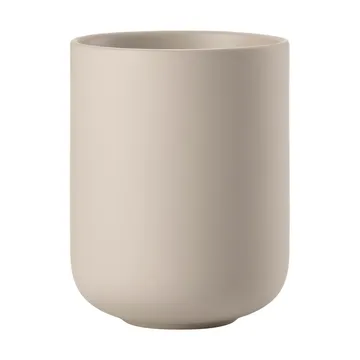 Sensu toothbrush mug Ø7.4x9.5 cm - Sand - Zone Denmark