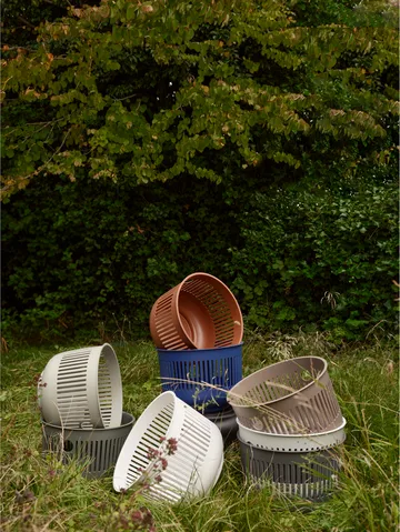 Ume laundry basket Ø40x29 cm - Indigo Blue - Zone Denmark