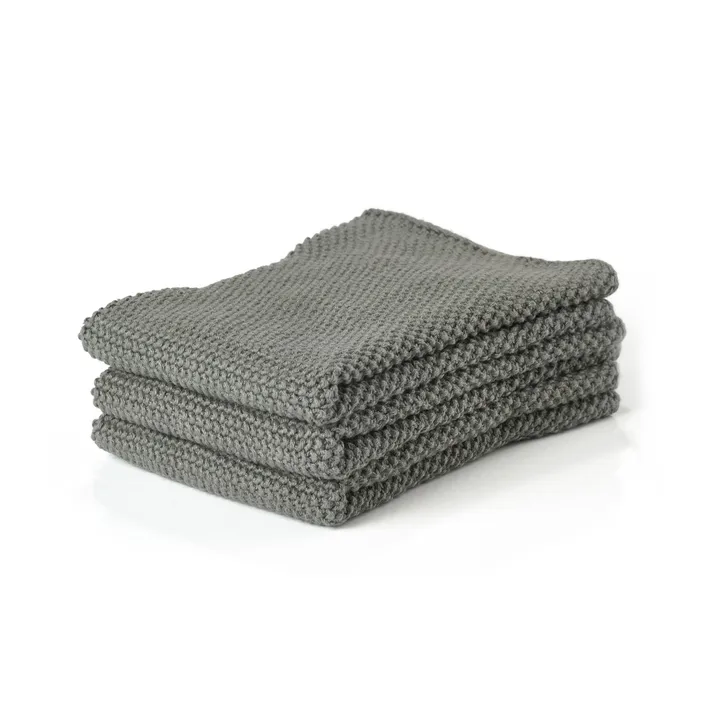 Zone dishcloth 3-pack - Olive green - Zone Denmark