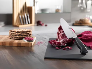 Zwilling Four star chef's knife 20 cm - Black-stainless steel - Zwilling