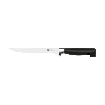 Zwilling Four star fillet knife 18 cm - Black-stainless steel - Zwilling