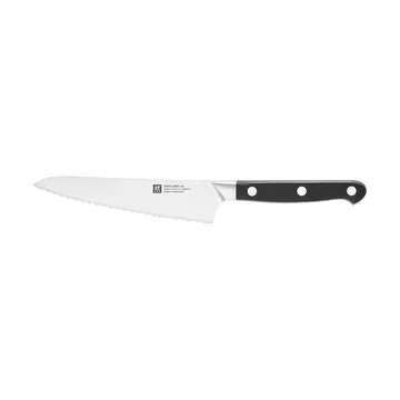 Zwilling Pro compact serrated chef's knife 14 cm - Black-stainless steel - Zwilling