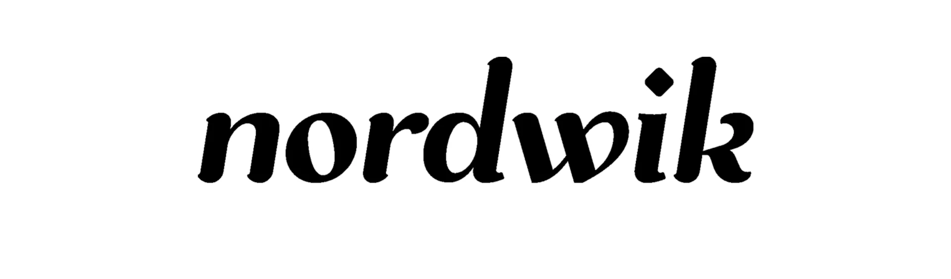 The word nordwik in black, italic, script-like font.